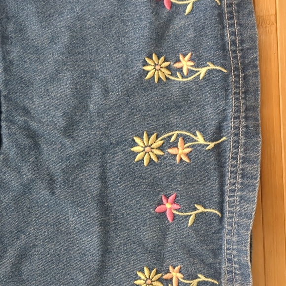 Vintage Scooby Doo Girls Overalls Jean Denim Dress, Cartoon Network, Size 6X - Picture 3 of 7